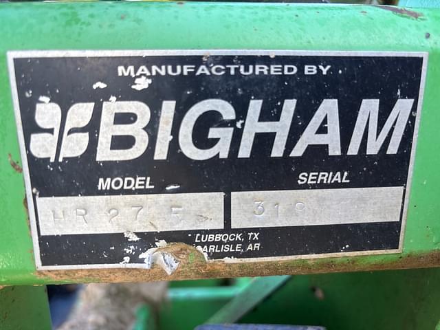 Image of Bigham Brothers HR-27 equipment image 3