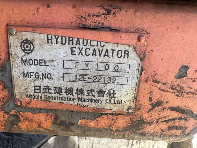 Image of Hitachi EX100 equipment image 4