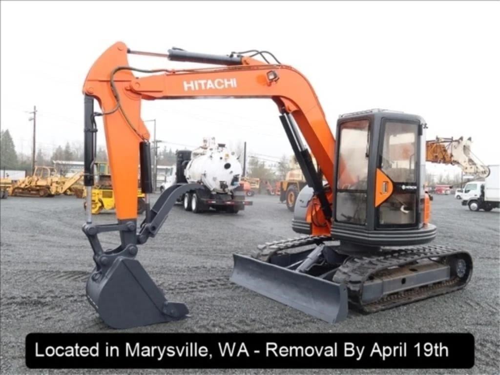 SOLD - Hitachi EX75UR Lot No. 107 Construction with 2,190 Hrs | Tractor ...