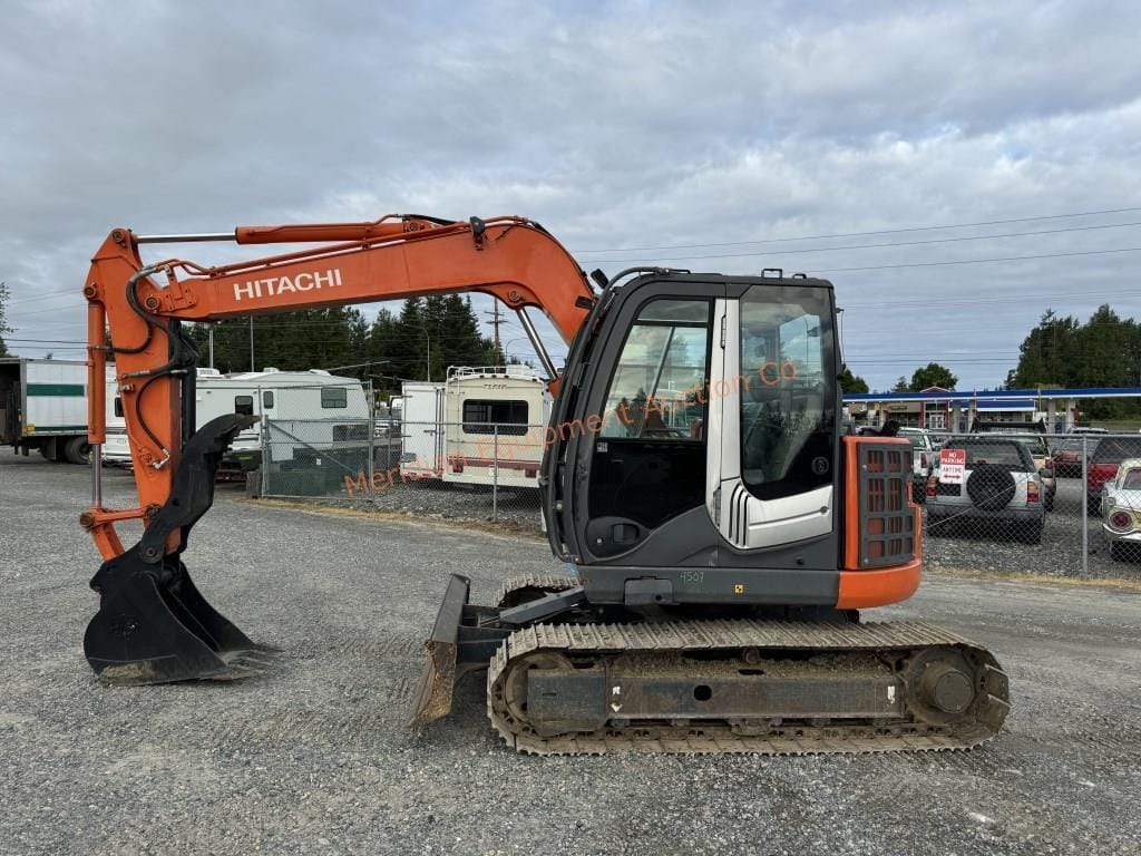 SOLD - Hitachi ZX75US Lot No. 9507 Construction with 7,006 Hrs
