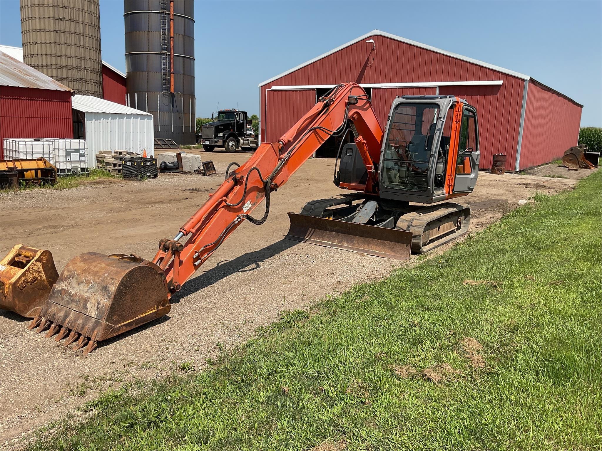 SOLD - Hitachi ZX80 Lot No. 7003 Construction with 2,130 Hrs