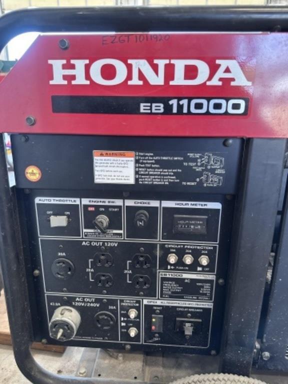 Honda EB11000 Other Equipment Generators for Sale Tractor Zoom