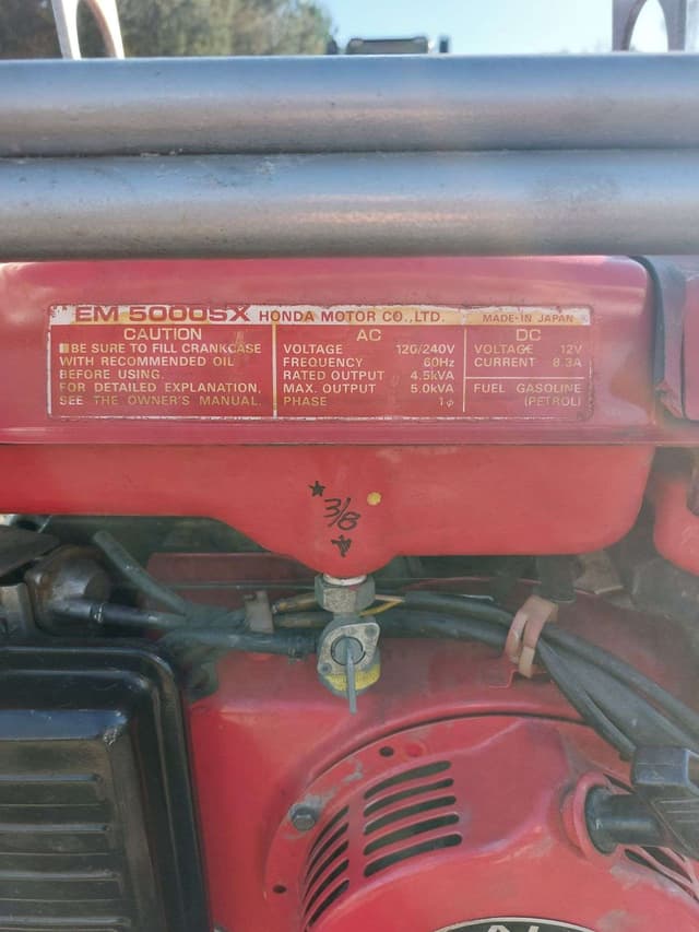 Image of Honda EM5000SX equipment image 4