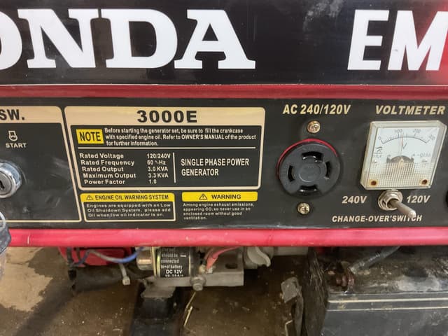 Image of Honda EM3500GX equipment image 3