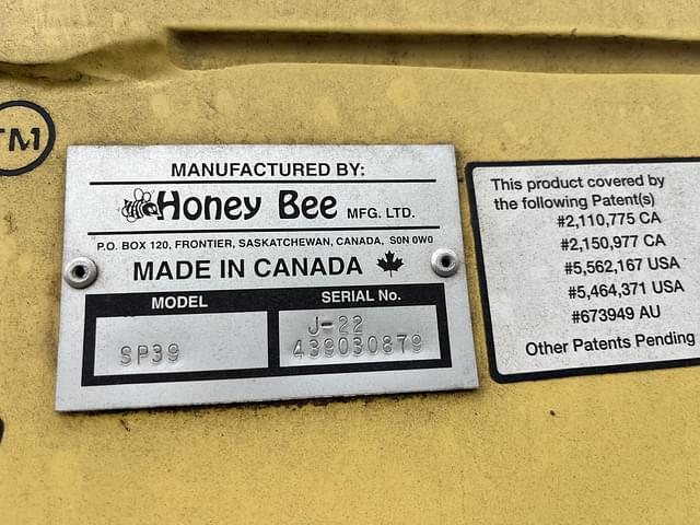 Image of Honey Bee SP39 equipment image 2