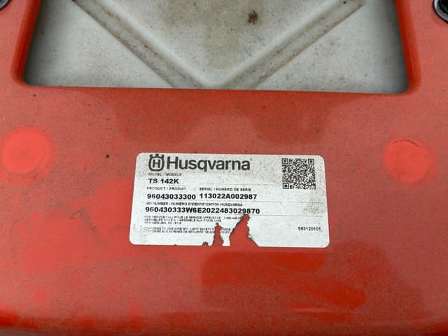 Image of Husqvarna TS142K equipment image 4