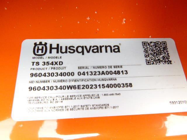 Image of Husqvarna TS354XD equipment image 2