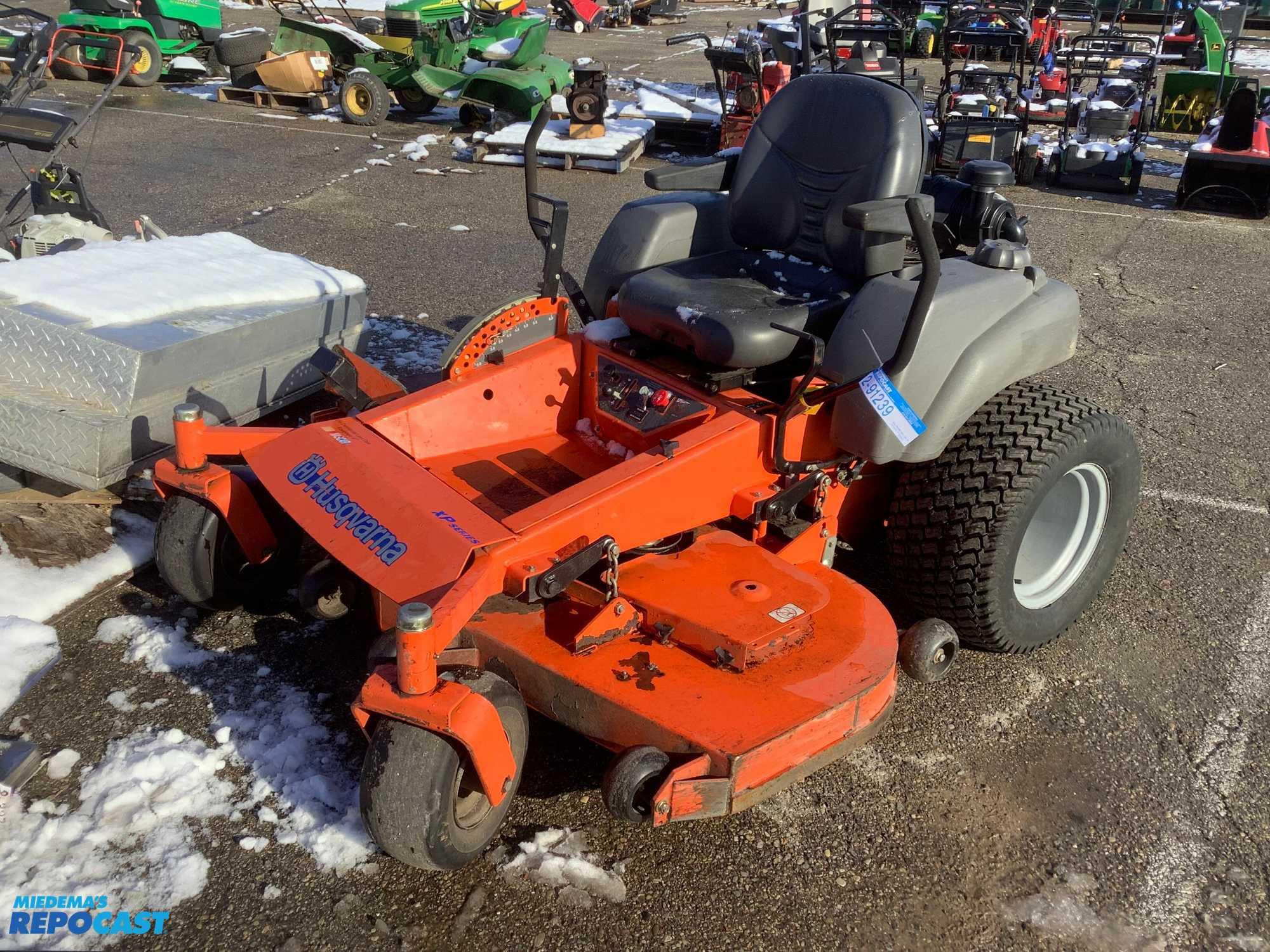 SOLD - Husqvarna XP Series Zero Turn Lawn Mower Other Equipment