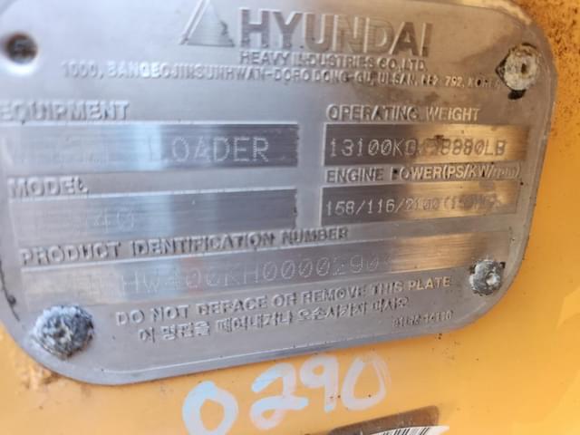 Image of Hyundai HL940 equipment image 4