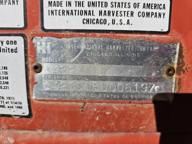 Image of International Harvester 1482 equipment image 3