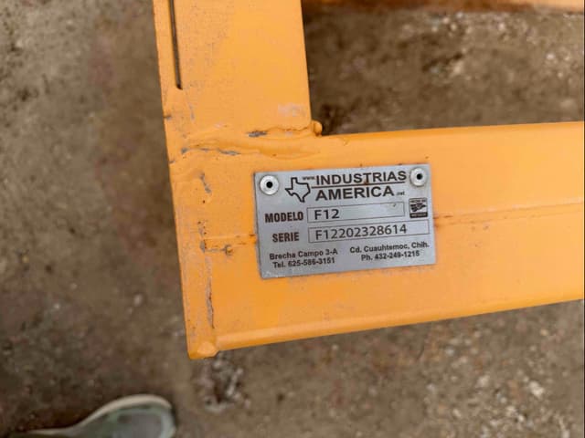 Image of  Industrias America F12 equipment image 3