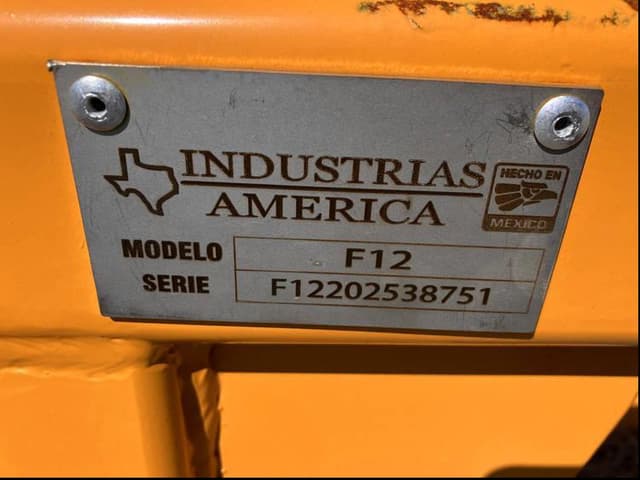 Image of Industrias America F12 equipment image 1