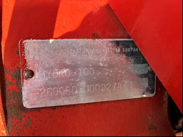 Image of International Harvester Hydro 100 equipment image 1