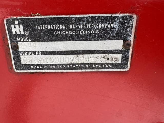 Image of International Harvester 844 equipment image 4