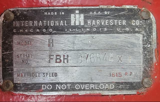 Image of Farmall H equipment image 1