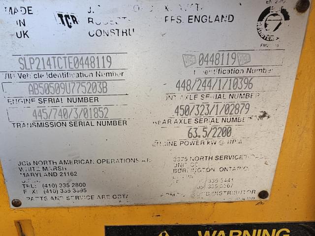 Image of JCB 214 equipment image 2