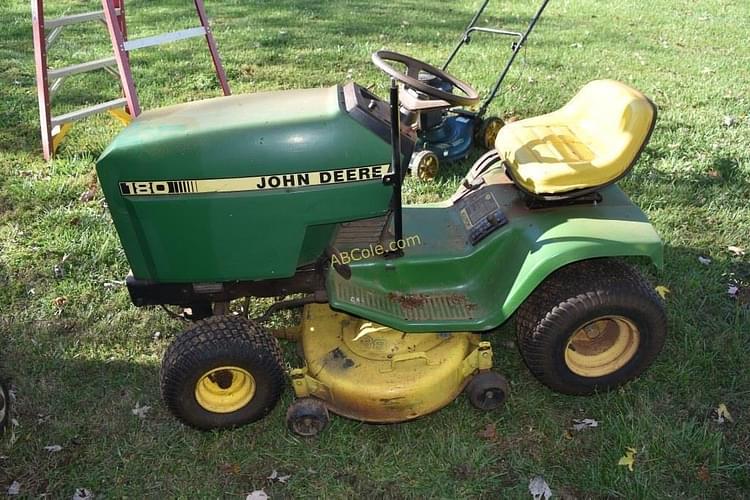 John deere 180 riding best sale lawn mower