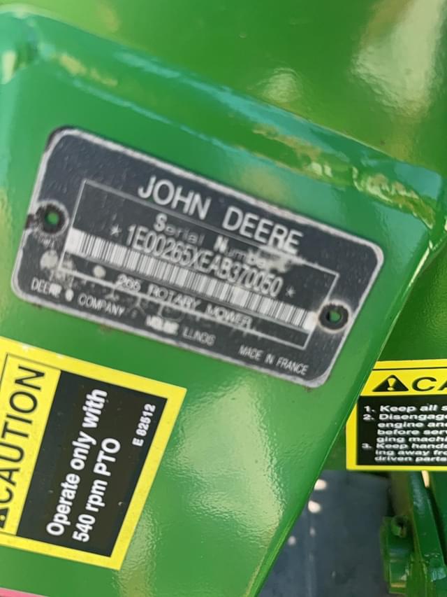 Image of John Deere 265 equipment image 2