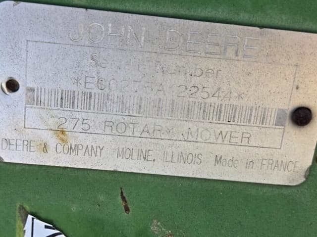 Image of John Deere 275 equipment image 3