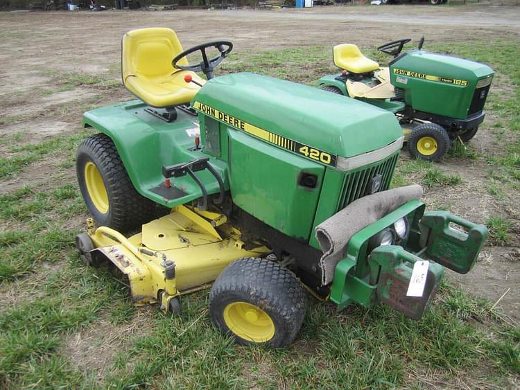 John deere best sale 420 mower