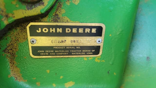 Image of John Deere 4840 equipment image 4