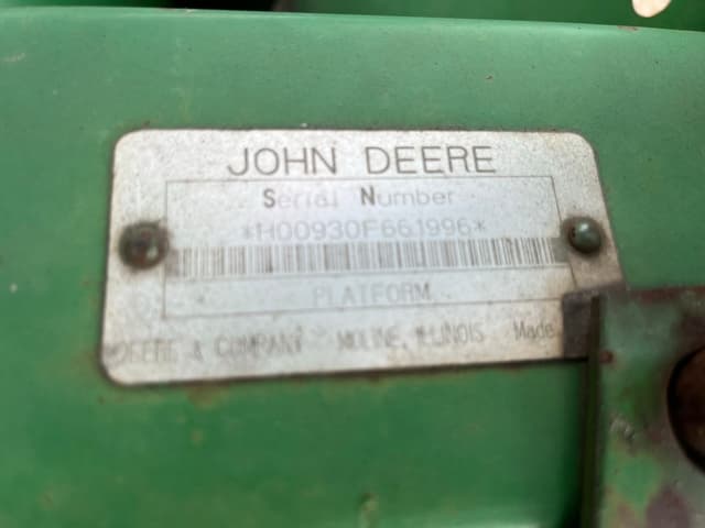 Image of John Deere 930F equipment image 4