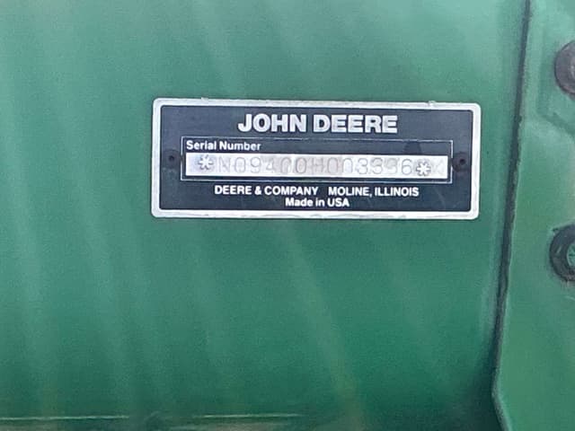 Image of John Deere 9400 equipment image 4