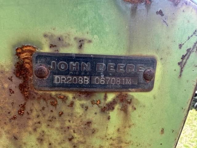 Image of John Deere DR208B equipment image 4