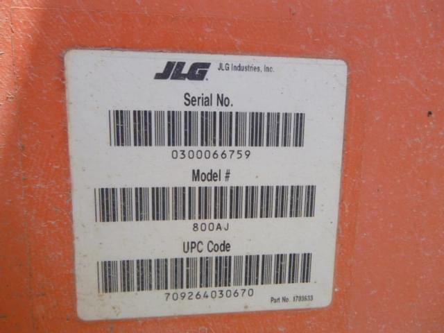 Image of JLG 800AJ equipment image 4