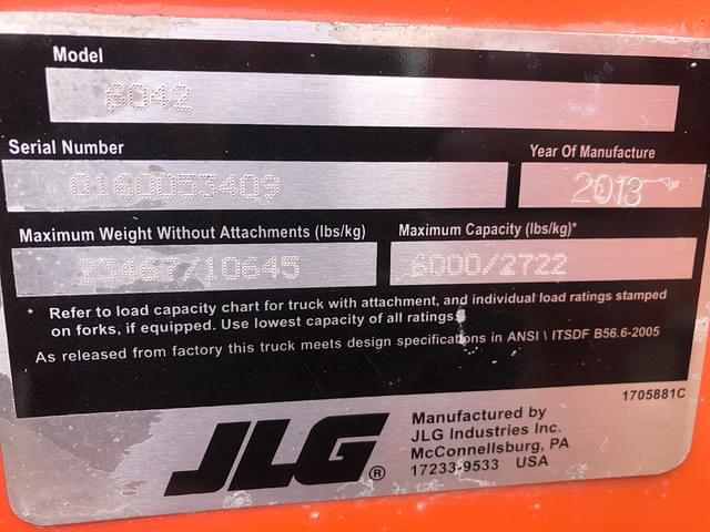Image of JLG 6042 equipment image 2
