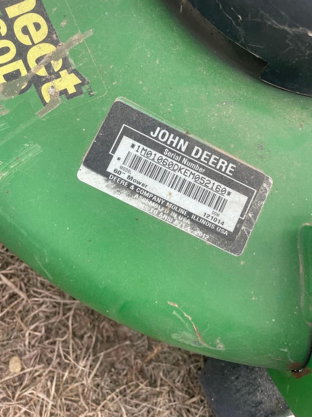 Image of John Deere 60" Mower Deck equipment image 4