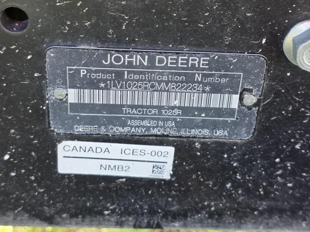 Image of John Deere 1025R equipment image 4