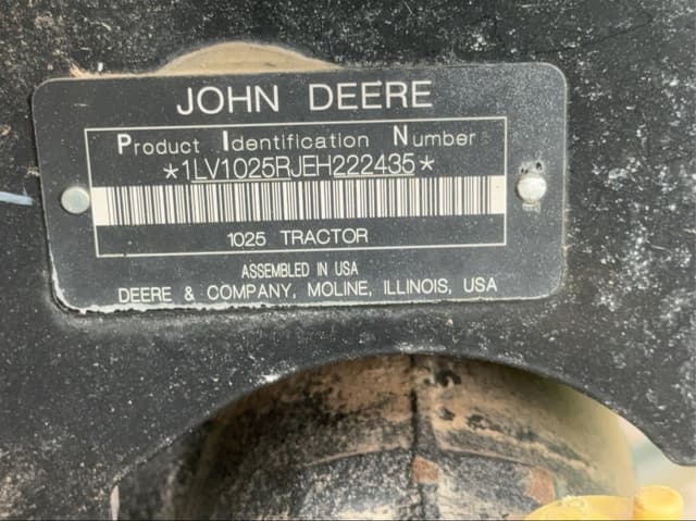 Image of John Deere 1025R equipment image 4