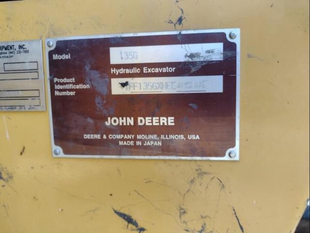 Image of John Deere 135G equipment image 4
