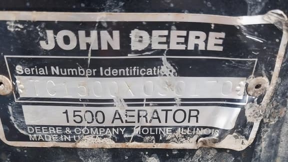 Image of John Deere Aercore 1500 equipment image 4