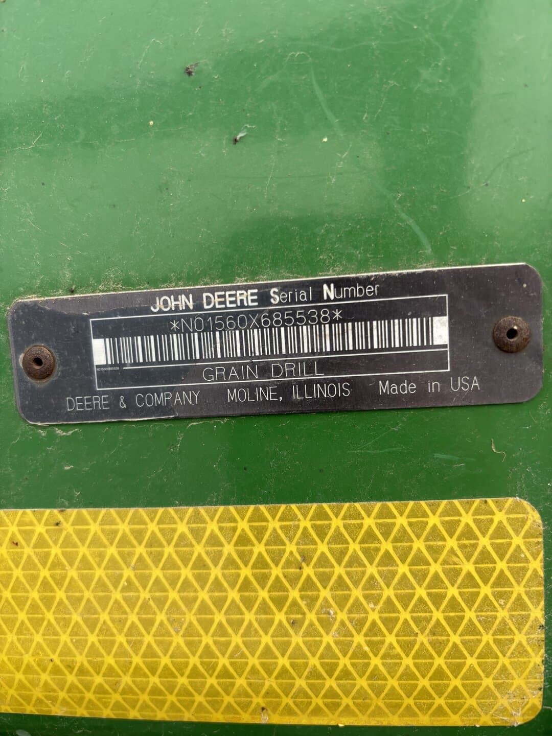 Image of John Deere 1560 Image 1