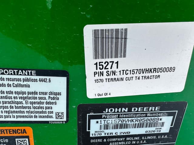 Image of John Deere 1570 equipment image 4