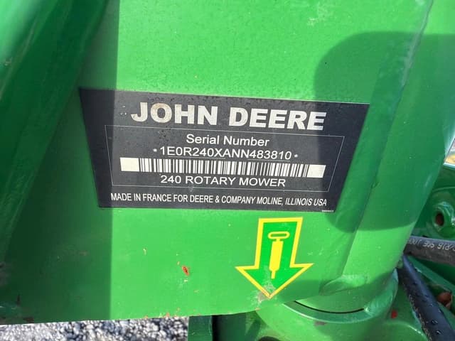 Image of John Deere R240 equipment image 2