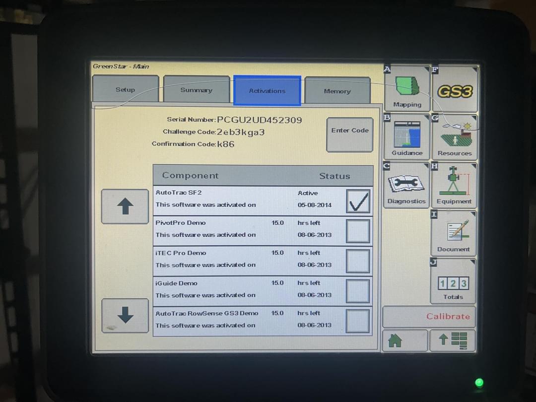 Image of John Deere GreenStar 2630 Image 1