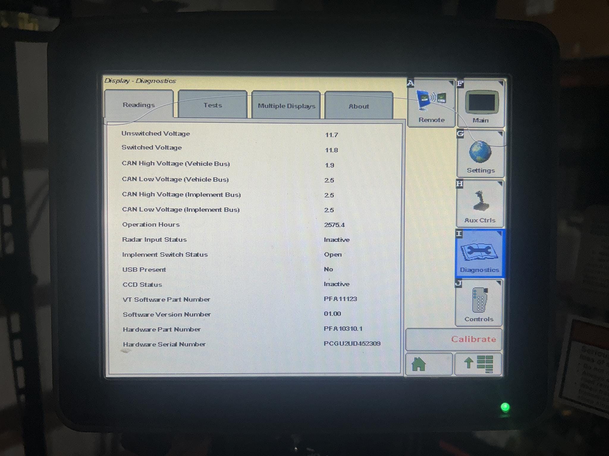 John Deere GreenStar 2630 Equipment Image0
