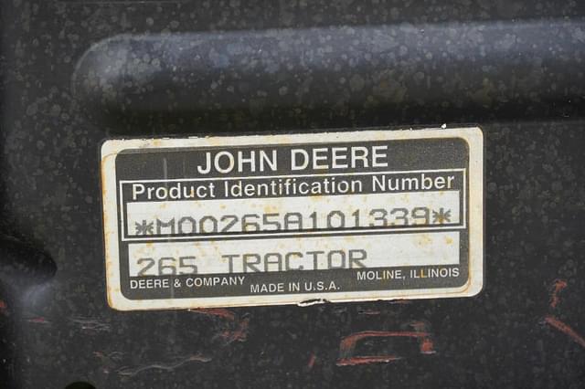 Image of John Deere 265 equipment image 1