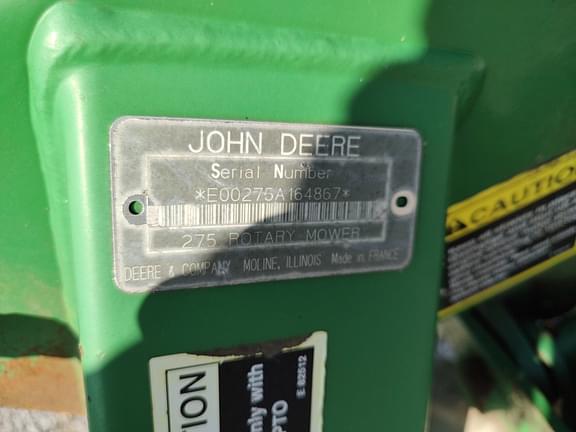 Image of John Deere 275 equipment image 1