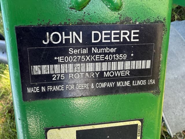 Image of John Deere 275 equipment image 3