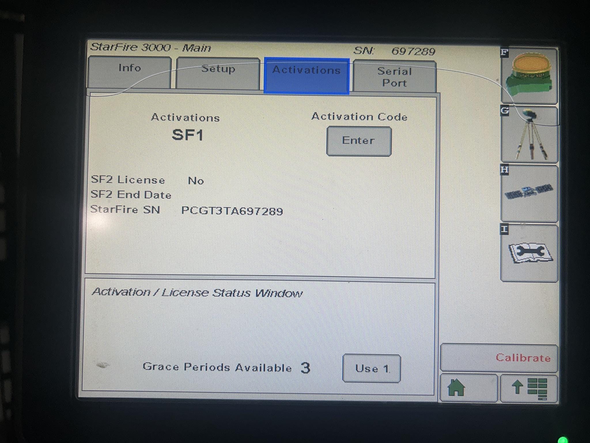 John Deere StarFire 3000 Equipment Image0