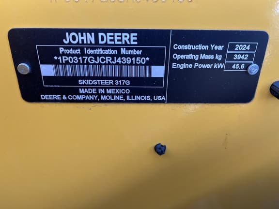 Image of John Deere 317G equipment image 2