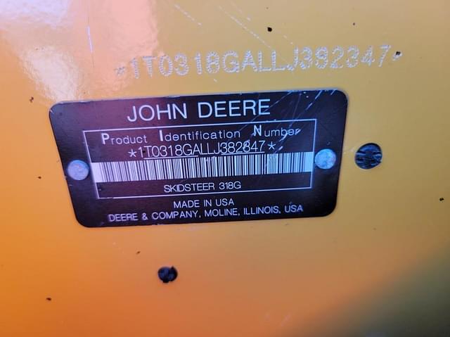 Image of John Deere 318G equipment image 3