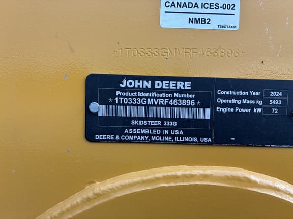 Image of John Deere 333G equipment image 1