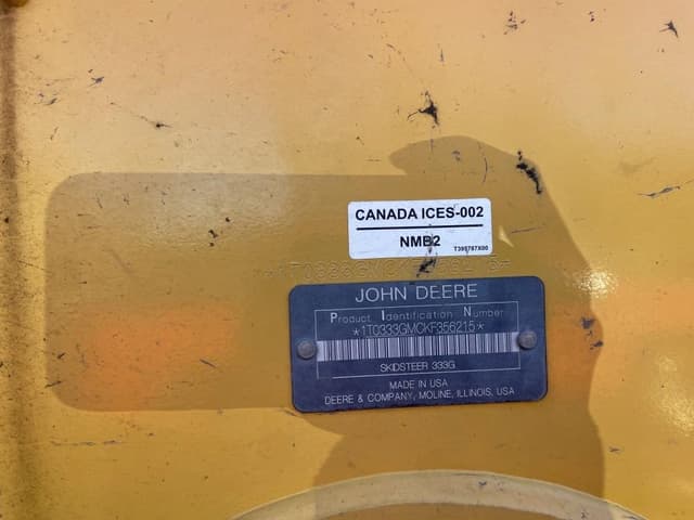 Image of John Deere 333G equipment image 4