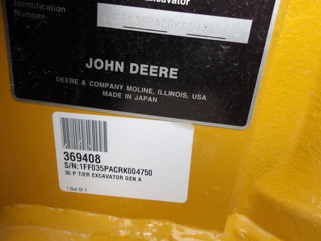 Image of John Deere 35P equipment image 3