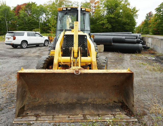 Image of John Deere 410E Turbo equipment image 1